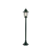 Qazqa new orleans - Palo da giardino Classico - 1 luce - Ø 23 cm - Verde - Design I Rustico - Illuminazione esterna