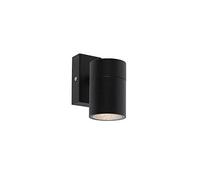 QAZQA solo - Appliques Moderno - 1 luce - L 6 cm - Nero - Moderno - Illuminazione esterna