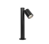 Qazqa solo - Palo da giardino Moderno - 1 luce - L 10.2 cm - Nero - Moderno - Illuminazione esterna