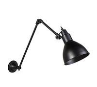 Qazqa wye - Applique con braccio girevole Industriale - 1 luce - L 905 mm - Nero - Industriale,rustico - Soggiorno I Camera da letto