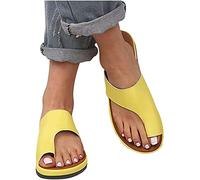 QAZW Sandali da Donna ortopedici per Alluce valgo con Zeppa Infradito da Donna comode con correzione dell'alluce Pantofole Casual Open Toe con correttore di borsite,G-38(EU)