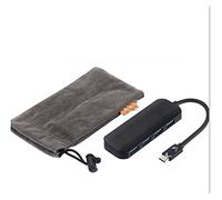 QAZWSXED LESANGBAIHUODIAN Adatta per Lenovo USB Hub C611 Black Cable Lunghezza 250mm Piccolo e Portatile Hub USB Interfacce Multiple Lenovo Hub (Color : Black)