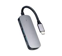 QAZWSXED LESANGBAIHUODIAN Type-C 4-in-1 Hub Type-C a Adapter HD a HD 4K@30HZ/USB3.0 con velocità Fino a 5 Gbps/USB 2.0 / Type-C 5V Ingresso/Plug & Plug & Play