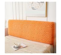 QAZWZG Copri testiera design all-inclusive, elevata elasticità, facile da installare, copriletto universale for tutte le stagioni per Letto(Orange,W150xH60cm)