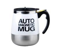 QAZWZG Tazza termica for tazza da caffè magnetica in acciaio inossidabile 450 ml per Caffè(1PCS Magnet White)