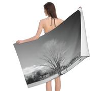 QAZWZML Asciugamani da bagno assorbenti da bagno Willow Tree stampati asciugamani da viaggio possono essere utilizzati come coperte adatti per il bagno