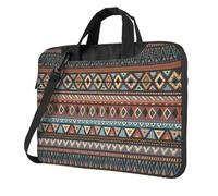 QAZWZML Borsa a tracolla con stampa dei nativi americani, adatta per viaggi e uso quotidiano, Nero , 14 inch