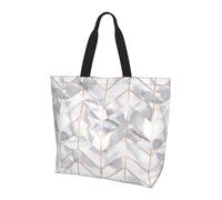 QAZWZML Borsa a tracolla primaverile con motivo floreale e farfalle e colibrì, borsa organizer per viaggi, viaggi d'affari e gite in spiaggia, Sfondo di disegno in marmo oro rosa, Taglia unica