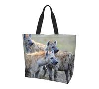 QAZWZML Borsa da donna con stampa di pietre da spiaggia, grande capacità, borsa a tracolla essenziale per pendolarismo e shopping, Animali Spot Cane, Taglia unica