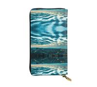 QAZWZML Borsa per monete con paesaggio urbano al tramonto, pochette lunga, borsa per cellulare e scomparto per carte d'identità sono adatte per viaggi e uso quotidiano