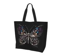 QAZWZML Borsa tote stampata con ratti madre e bambino, borsa a tracolla organizer, adatta per viaggi, yoga e shopping., Farfalla Scienza, Taglia unica