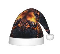 QAZWZML Cappello di Natale con ragno nella luce, cappello decorativo per bambini, adatto per feste e Capodanno