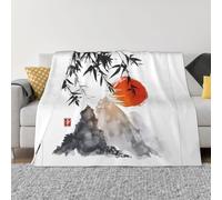 QAZWZML Copriletto decorativo in bambù giapponese, adatto per divani e letti, disponibile in 4 misure 127 x 101,6 cm