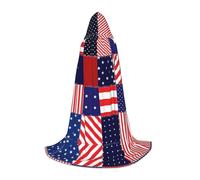 QAZWZML Mantella con cappuccio stampata con motivo a stelle, per feste di festa, cosplay