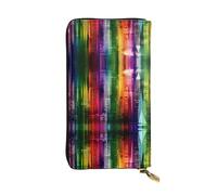 QAZWZML Pochette con stampa arcobaleno città, unisex, borsa per riporre monete, adatta per viaggi e uso quotidiano