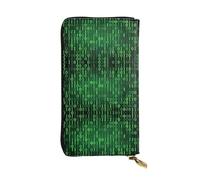 QAZWZML Pochette Hacker Era Stampata, Portafoglio Lungo Unisex, Borsa Portamonete, Adatta per Viaggi e Uso quotidiano