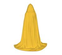 QAZWZML S Parrot Crested Giallo Stampato Mantello con Cappuccio, Festa di Vacanza Stage Performance Cosplay Giacca con Cappuccio
