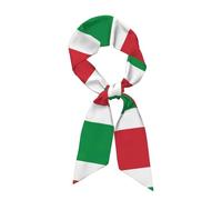 QAZWZML Sciarpa da donna con stampa bandiera italiana, può essere utilizzata come sciarpa per il collo, fascia per capelli o copricapo, alla moda e versatile
