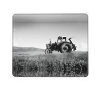 QAZWZML Tappetino per mouse da scrivania con stampa di Tractor Agricoltura Tranquil, tappetino per mouse da tavolo adatto per ufficio e gioco 20,1 x 24,1 cm