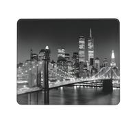 QAZWZML Tappetino per mouse da scrivania con stampa New York, adatto per ufficio e gioco, 25,4 x 30,5 cm