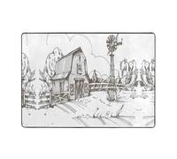 QAZWZML Tappeto per la casa, adatto per bagno, soggiorno e camera da letto.