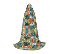 QAZWZML Tropical Rainforest Plants - Mantello con cappuccio per adolescenti, per feste, costumi da strega e feste in costume