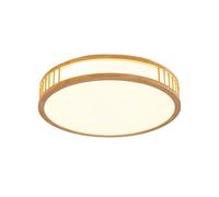 QAZXDRFG Lampada da soffitto a LED in Legno massello dal Design Minimalista, Vicino al soffitto, con venature del Legno, lampade minimaliste in Legno Piatto 3000k/4000k/6500k per Isola Cucina