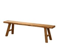 QBGJDOGE Panca da pranzo, panca in legno, panca in legno da fattoria con angoli arrotondati, panca da ingresso, panca da tavolo da cucina, stabilità strutturale, panca alla fine del letto(120cm/47.2in