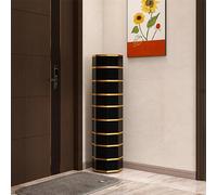 QBGJDOGE Scarpiera 360, Scarpiera girevole, Scarpiera girevole di alta qualità, con ante, Organizer moderno for scarpe, for angolo del corridoio d'ingresso(35 * 35 * 127cm)
