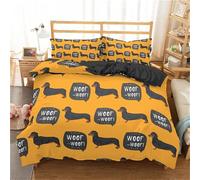 QBIDCSX Copripiumino Singolo Jane Date Set Lenzuola Letto Singolo Microfibra con Cerniera,Caldo Morbido Copripiumini 150x200 cm + 2 Federa 50x80 cm, con Cerniera, per Bambina Bambino