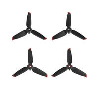 QBJSQYOT Eliche for D-JI FPV Combo Drone Eliche di volo silenziose Accessori for droni(2 Pair RED)