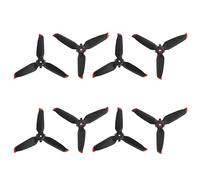 QBJSQYOT Eliche for D-JI FPV Combo Drone Eliche di volo silenziose Accessori for droni(4 Pair RED)