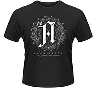 QBKCLP Casein Architects T Camicie e T-Shirt Lost Forever Lost Together Band Logo Mens Black (X-Large)