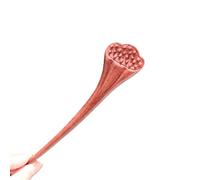 qbodp Divertenti Bastoncini Per Capelli In Legno Per Panini, Intaglio Del Legno A Forma Di Baccello Di Loto Bacchette Per Capelli Eleganti Forcine Per Capelli Accessori Per Capelli Stick