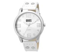 QBOS Orologio unisex con cinturino in similpelle