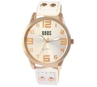 QBOS Orologio unisex con cinturino in similpelle