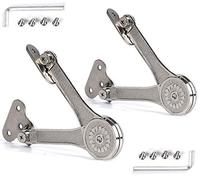 QBOSO Cerniere di supporto per coperchio, resistenti, pieghevoli, perfette per armadietti, armadi, armadi o scatole dei giocattoli, 110 gradi (stile resistente, 1 paio)