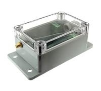 qBox AMC DIY IOT Enclosure Kit (One SMA), IOT Enclosure per Arduino MKR ESP32 Cellular LoRa WiFi Board, custodia impermeabile IP65 con ghiandole, PCB prototipazione, set di connettori e SMA