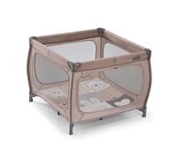 Qbox Di Cam Lettino Da Campeggio Beige Con Tappeto 96x96x105h