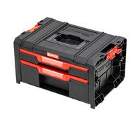 Qbrick Cassetta degli attrezzi per cassetti, 45 x 32 x 24,5 cm, con 2 cassetti