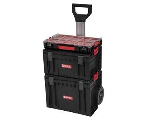 Qbrick Officina mobile Qbrick System PRO SET 2 - Set di cassette portautensili modulari - PRO TOOLBOX - Organizer PRO 100 - Comodità e sicurezza d'uso