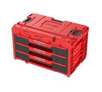 QBRICK SYSTEM Cassetta Attrezzi Vuota Porta ONE Drawer 3 Toolbox 2.0 RED Ultra HD Rosso 587 x 380 x 340 mm