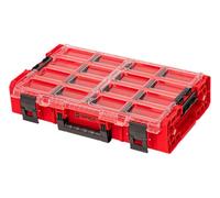 QBRICK SYSTEM Cassetta Attrezzi Vuota Porta ONE Organizer XL 2.0 Long Bin RED Ultra HD Rosso 600 x 400 x 145 mm