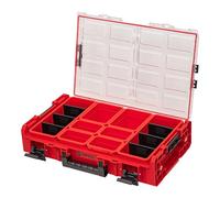 QBRICK SYSTEM Cassetta Attrezzi Vuota Porta ONE Organizer XL 2.0 RED Ultra HD Rosso 600 x 400 x 145 mm