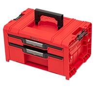 QBRICK SYSTEM Cassetta Attrezzi Vuota Porta PRO Drawer 2 Toolbox 2.0 Expert RED Ultra HD Rosso 460 x 320 x 260 mm