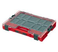 QBRICK SYSTEM Cassetta Attrezzi Vuota Porta PRO Organizer 200 MFI RED Ultra HD Cassetta Assortita Scatola Di Ordinamento Per Viti Rosso 460 x 370 x 105 mm