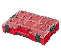 QBRICK SYSTEM Cassetta Attrezzi Vuota Porta PRO Organizer 300 RED Ultra HD Cassetta Assortita Scatola Di Ordinamento Per Viti Rosso 460 x 370 x 135 mm