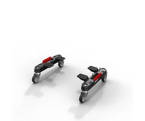Qbrick System PRIME Adattatore mobile Set di adattatori con rotelle per trasporto Officina Nero