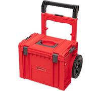 QBRICK SYSTEM Cassetta Attrezzi Vuota Porta PRO Cart 2.0 PLUS RED Ultra HD Su Ruote Rosso 465 x 407 x 716 mm