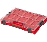 QBRICK SYSTEM Cassetta Attrezzi Vuota Porta PRO Organizer 200 RED Ultra HD Cassetta Assortita Scatola Di Ordinamento Per Viti Rosso 460 x 370 x 105 mm